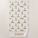 Search for vintage beach towels Red