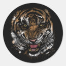 Search for tiger face stickers Animals