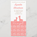 Search for giraffe print invitations Pink