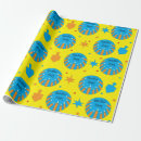 Search for hanukkah candles wrapping paper Chanukah