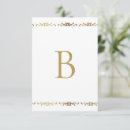 Search for damask monogram cards Gold