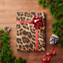 Search for leopard christmas wrapping paper Black