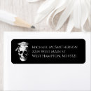 Search for gothic skull return address labels Skeleton
