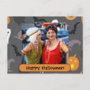 Search for happy halloween text postcards Pumpkin