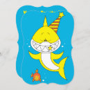Search for shark cartoon postcards Illustration