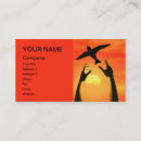 Search for eye catching business cards Orange