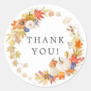 Search for autumn thank you stickers Rustic
