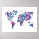 Search for extra large posters World map