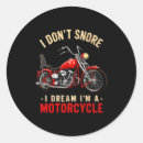 Search for funny motorcycle stickers Dream