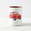 Search for fiat 500 mugs Red