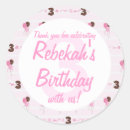 Search for pink swirl stickers Birthday
