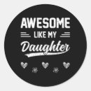 Search for like father like daughter stickers Awesome father's day