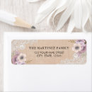 Search for floral lace return address labels Girly