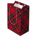 Search for red and black gift bags Tartan