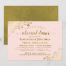 Search for blush rehearsal dinner invitations Formal