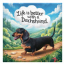 Search for womens golf posters Dachshund bumper stikers