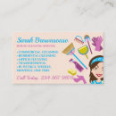 Search for cleaning girl business cards Janitorial