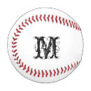 Search for monogrammed baseballs Unique