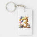 Search for happy birthday balloons key rings Gold crown birthday