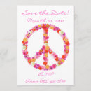 Search for flower peace sign invitations Hippie