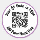 Search for event name tag stickers Qr code