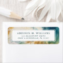 Search for apartment return address labels Watercolor