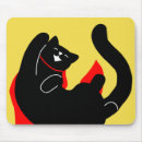 Search for cats happy mousepads Black cat