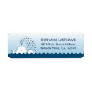 Search for whale baby shower return address labels Blue