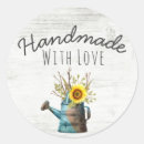 Search for sunflower round stickers Garden