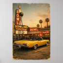 Search for bowling alley posters Vintage