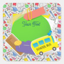 Search for back to school supplies stickers Student