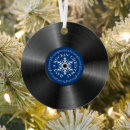 Search for vinyl record christmas tree decorations Music
