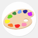 Search for art palette stickers For kids
