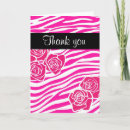 Search for zebra and pink cards Vintage