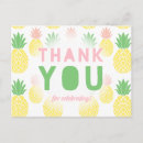 Search for pineapple thank you cards Green