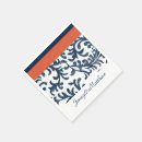Search for navy and orange napkins Chic