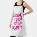 Search for romantic love aprons Kiss