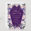 Search for watercolor halloween invitations Purple