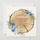 Search for tree square wedding invitations Wood slice