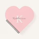 Search for heart shape notebooks For her