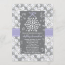 Search for snowflakes bridal shower invitations Heart