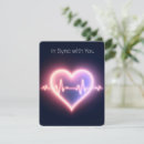 Search for glowing heart cards Abstract