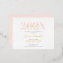 Search for blush pink graduation invitations Gold
