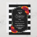 Search for dinner 50th birthday invitations Floral