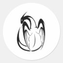 Search for white outline stickers Black