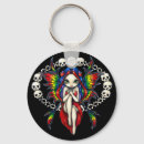 Search for skeleton rounded key rings Skulls