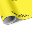 Search for canary wrapping paper Yellow