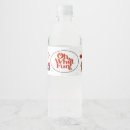 Search for christmas water bottle labels Christmas birthday party