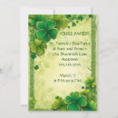 Search for shamrock invitations Green