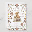 Search for bear baby shower invitations Woodland